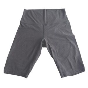 Lululemon Align High Rise Biker Shorts Black Geometric Print Size 8